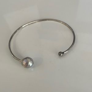 Diamond + Pearl bracelet